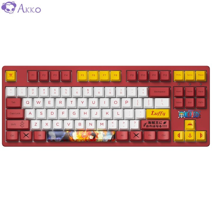 AKKO 3087V2航海王路飞机械键盘 有线键盘 游戏键盘 电