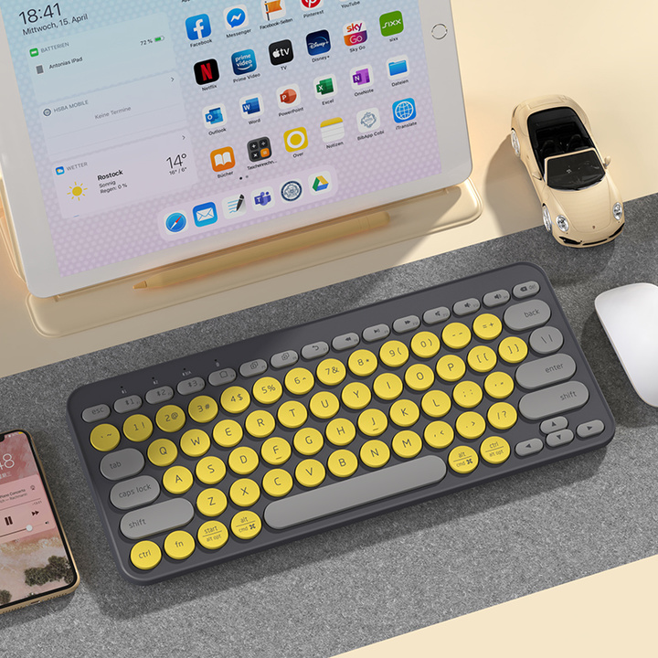 京东京造 超薄便携无线蓝牙键盘  笔记本ipad平板电脑